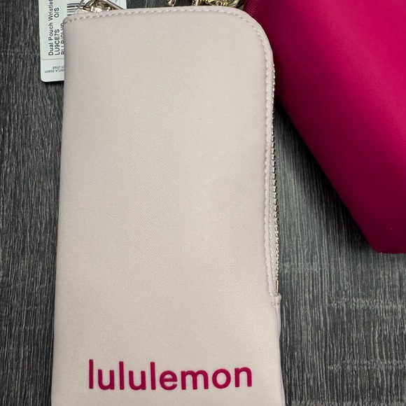 Lululemon Dual Pouch Wristlet Wallet - Blissful Pink/Calypso Pink - Picture 8 of 16